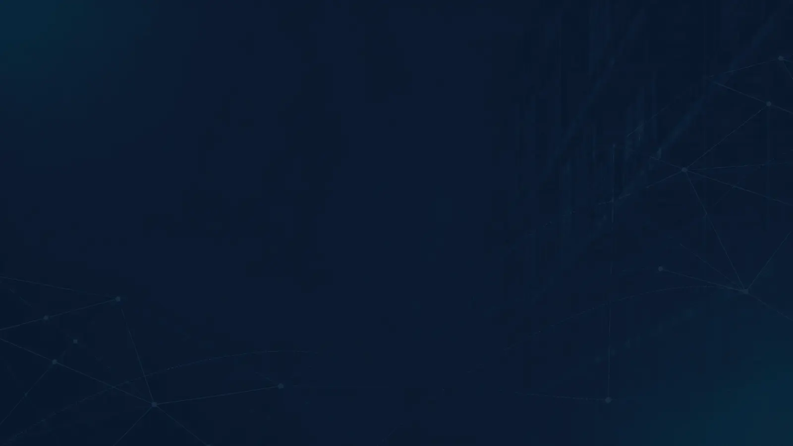 Dark navy logistics background with subtle warehouse texture and network lines